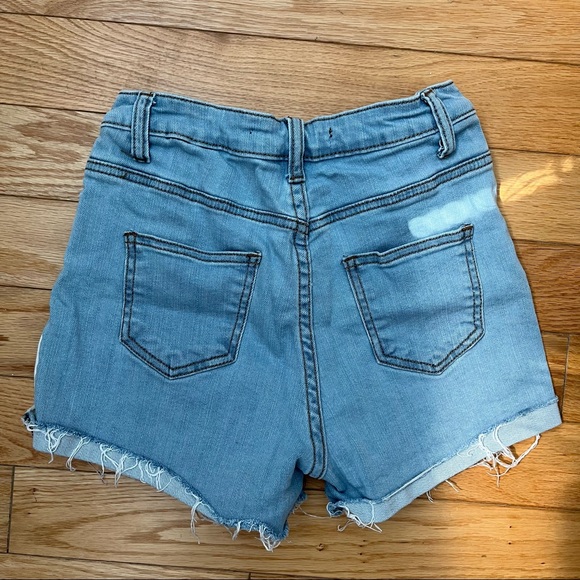 Harper American Flag Jean Shorts - Picture 3 of 4